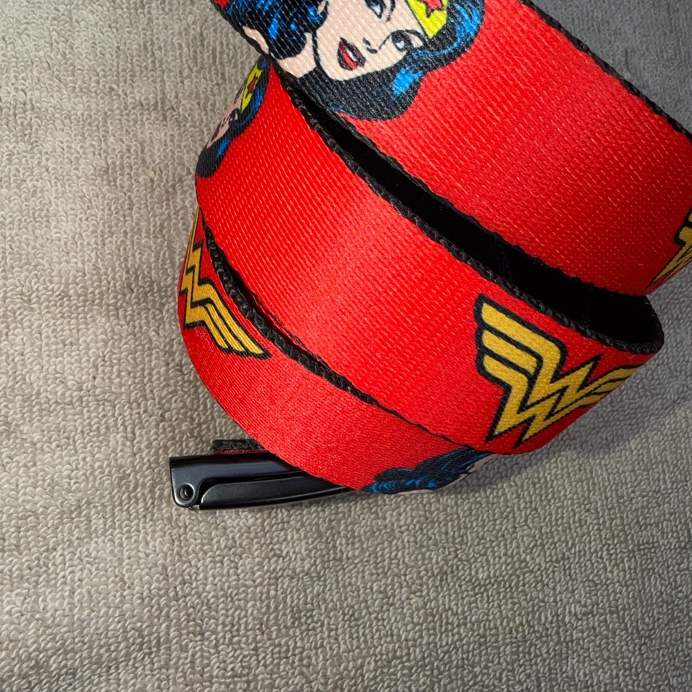 Buckle-Down Red Wonder Woman Belt - Picture 2 of 5